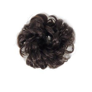 Curly Messy Hair Bun, Synthetic Hair Scrunchie, Hair Bun Pony Tail